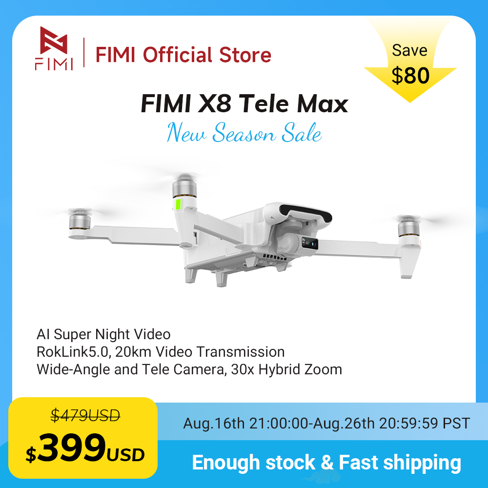 Drone Camera Wide Angle - Nuevo Dron FIMI X8 Tele Max