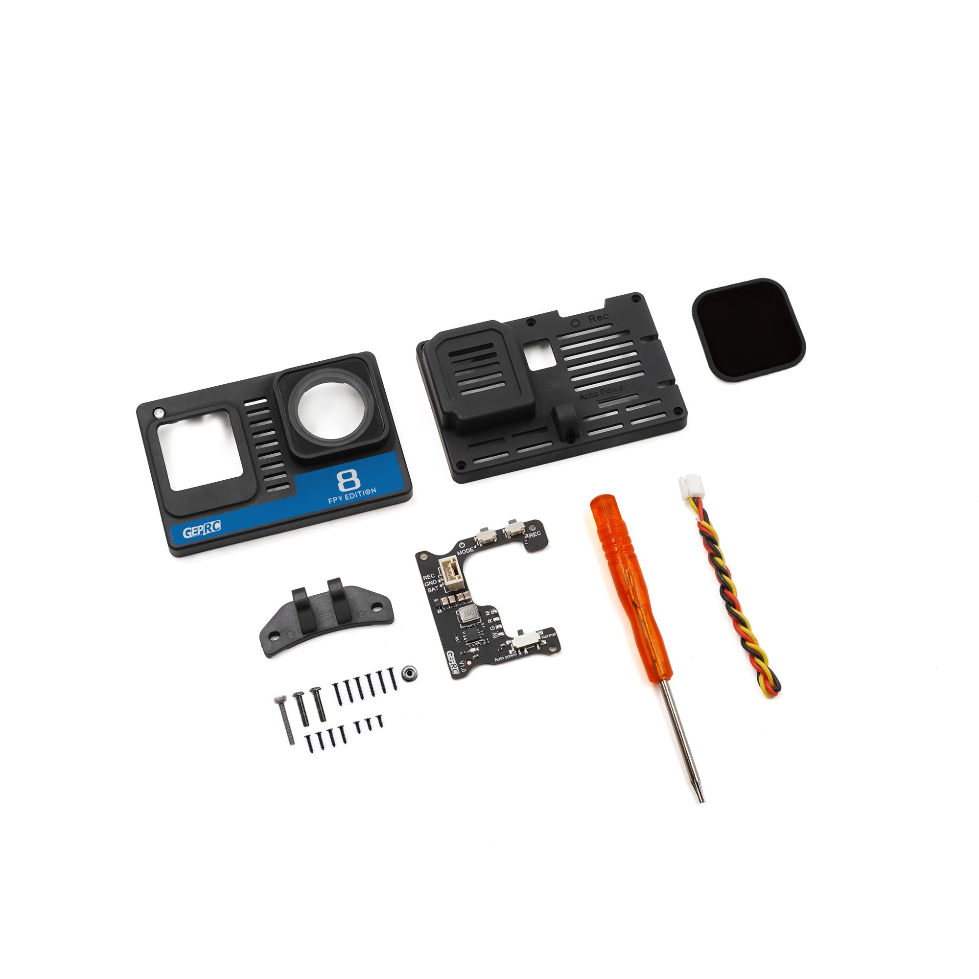 Drone Camera Case - Estuche desnudo GEPRC con placa BEC