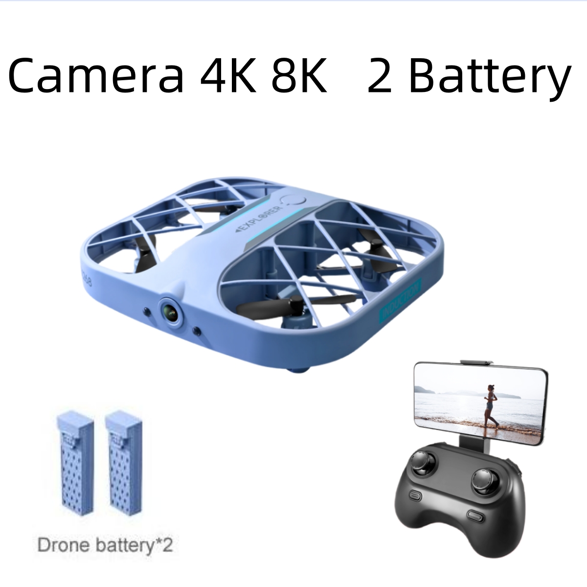 Drone Camera Hd - Dron JJRC H107 FPV RC con