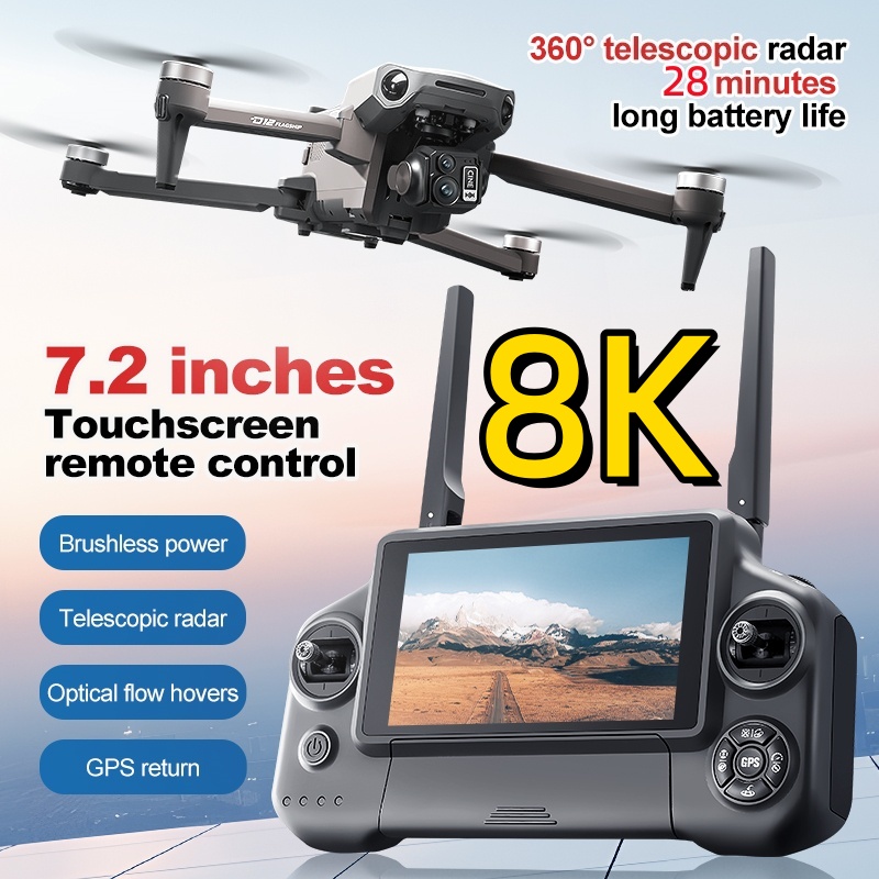 Dron RC con Control Remoto FPV - Drone Camera With Gimbal reseña y precio