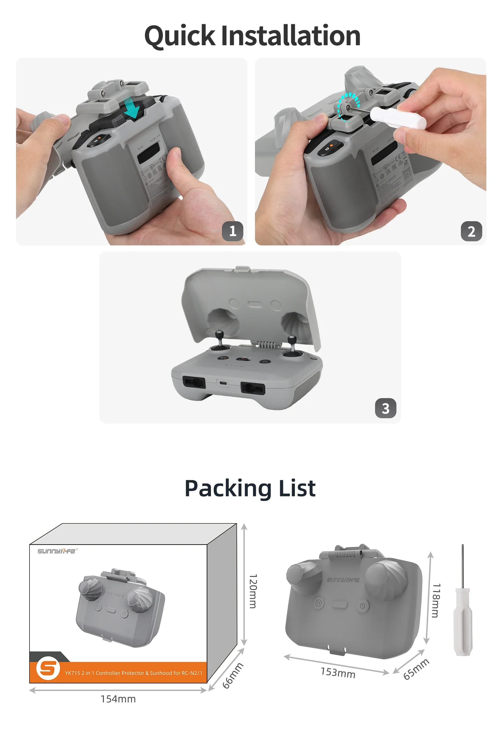 Protector de controlador 2 en  - Dji Drone Mini 3 reseña y precio