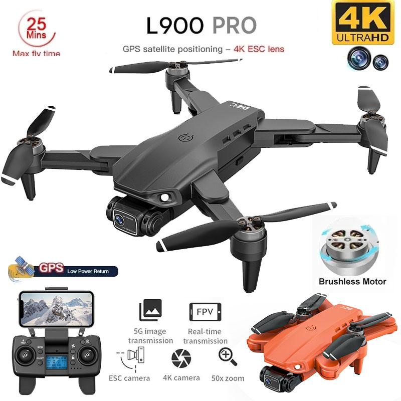 L900 Pro GPS Drone 4K profesio - Drone Camera Hd reseña y precio
