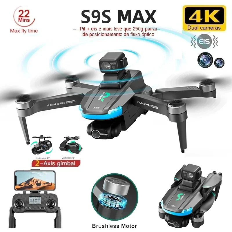 Nuevo S9S MAX MINI Drone 4K 2  - Drone Camera Hd reseña y precio