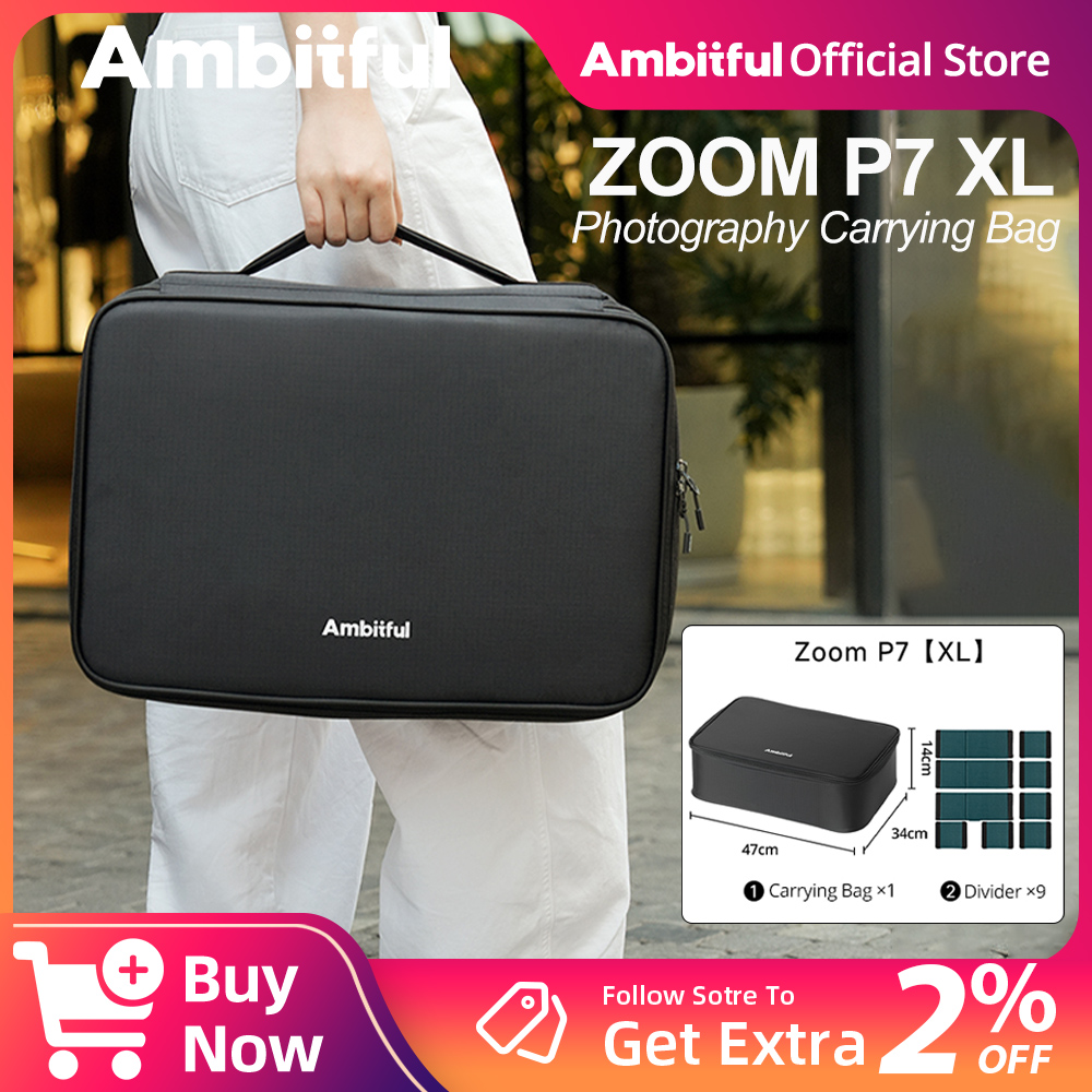 Ambitful ZOOM P7II XL bolsa de - Drone Camera Lens reseña y precio