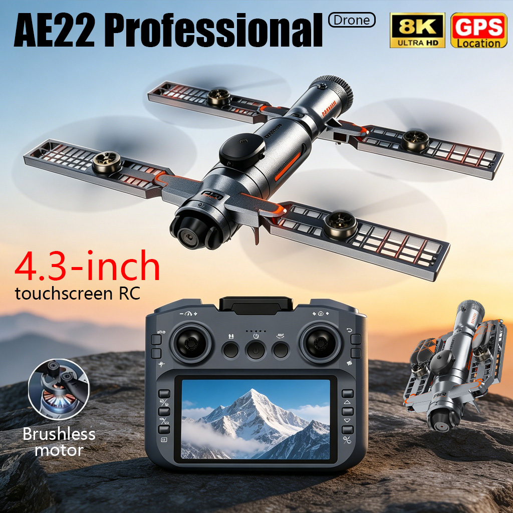 Dron Plegable AE22 PRO MAX Mej - Drone Camera Waterproof reseña y precio