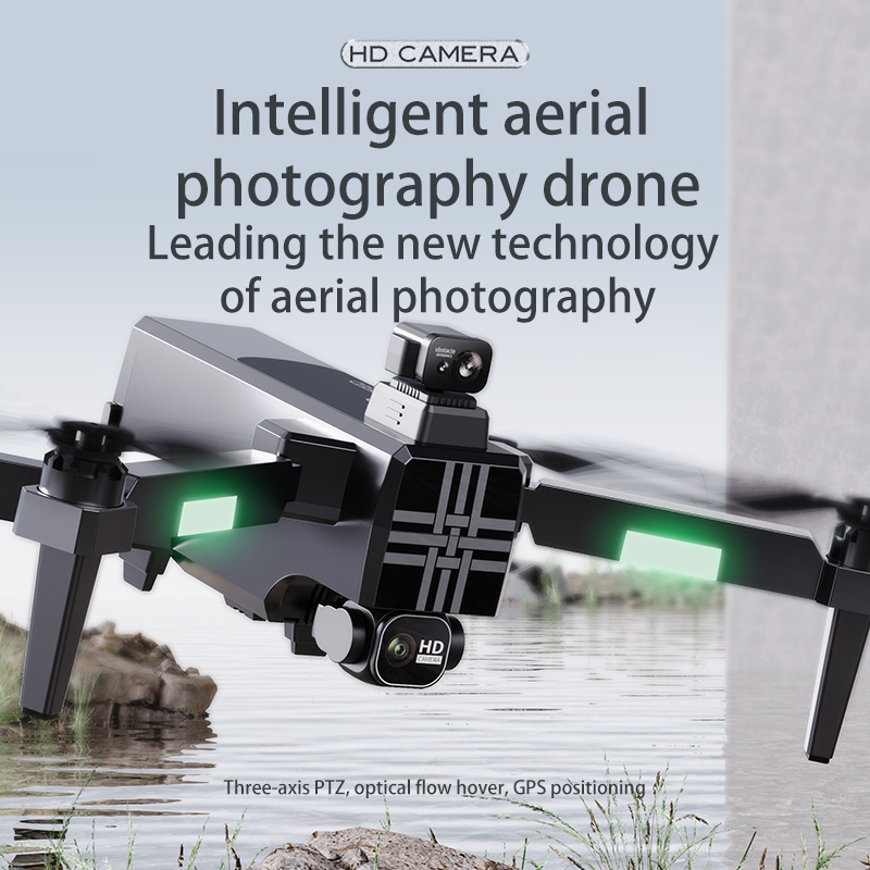 Dron A380 4K HD de tres ejes,  - Drone Camera Wide Angle reseña y precio